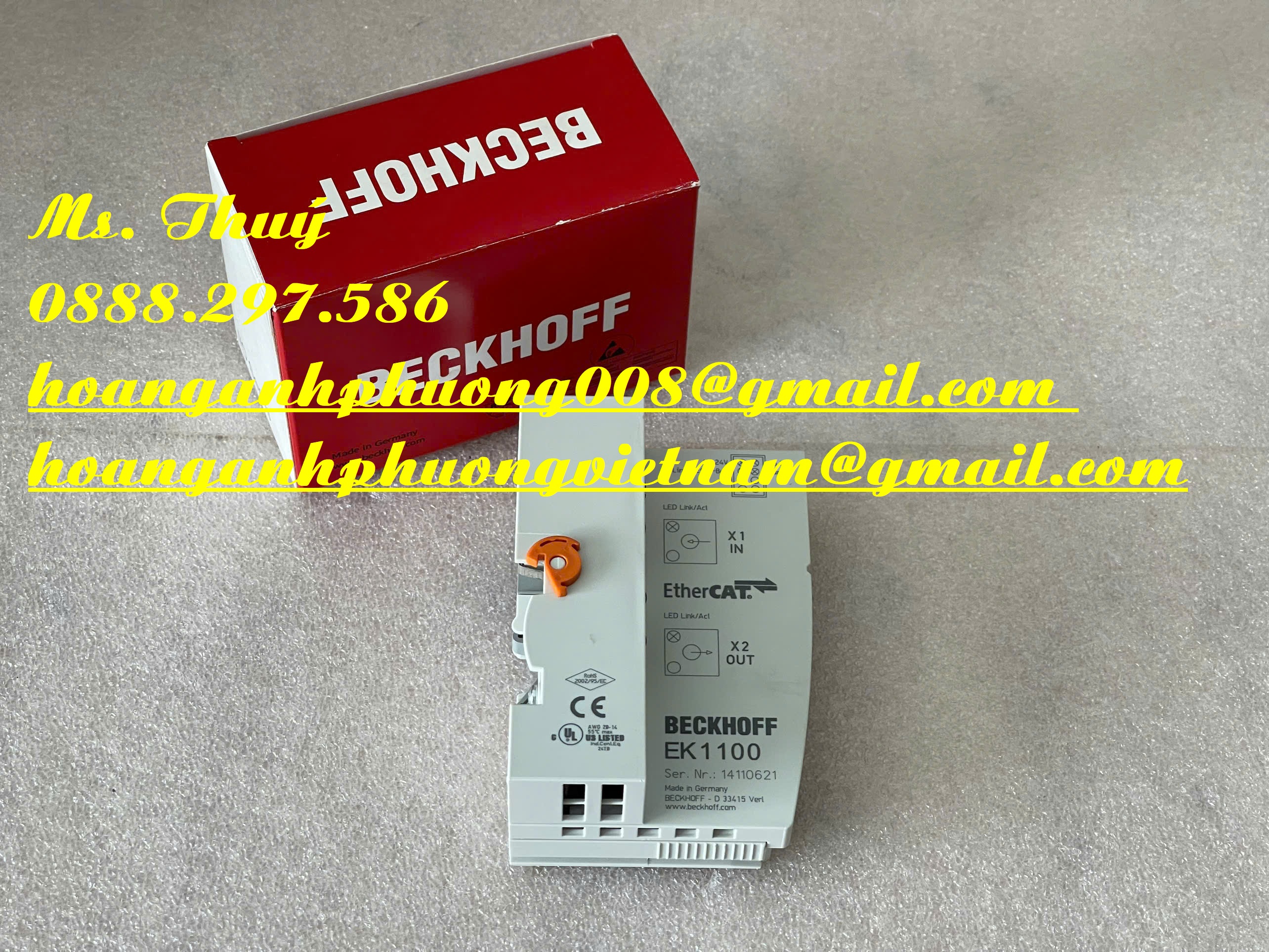 Chuyên hàng Beckhoff - Modules Beckhoff EK1100 mới 100%